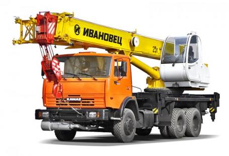 Автокран КС-45717K-1 "Ивановец" (6х4) 25 т. Автокран КС-45717K-1 "Ивановец" (6х4) 25 т.