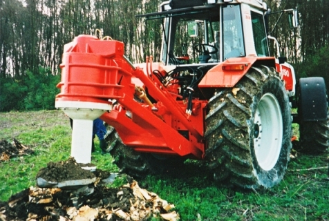 Уничтожитель пней роторный для трактора МТЗ-80/82 Luka