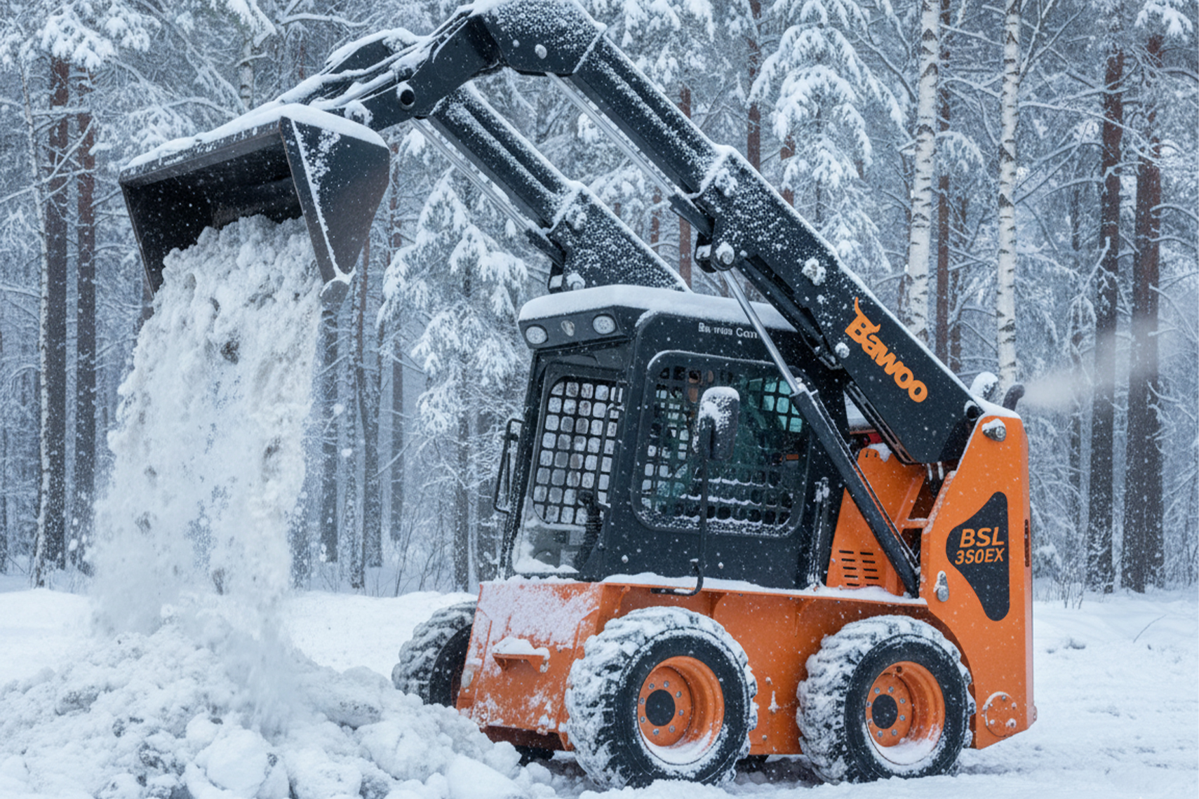 Время подготовки к холодам: мини-погрузчики BAWOO BSL 350EX и BTL 350 доступны со склада