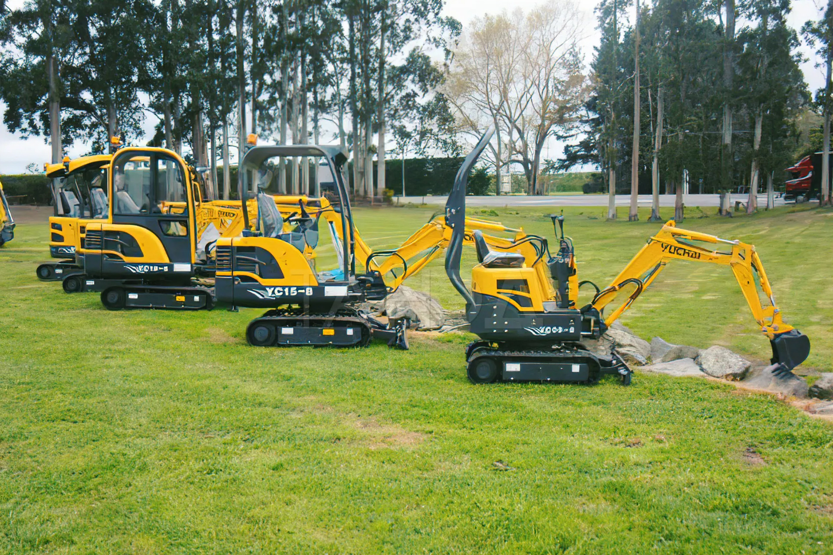 На складе доступна полная линейка экскаваторов Yuchai