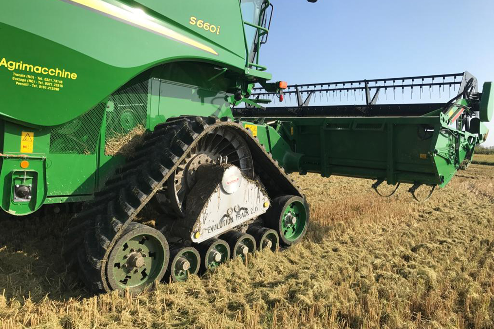 Система гусеничного хода для комбайнов Sabatino: революция